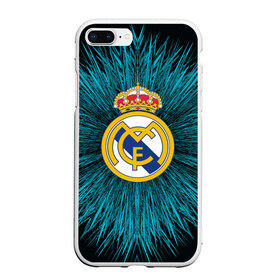 Чехол для iPhone 7Plus/8 Plus матовый с принтом Real Madrid 2018 Abstract в Новосибирске, Силикон | Область печати: задняя сторона чехла, без боковых панелей | fc | real madrid | реал мадрид | спорт | спортивные | фк | футбол | футбольный клуб