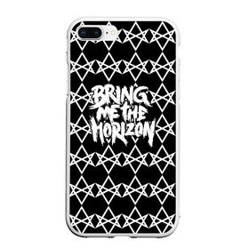 Чехол для iPhone 7Plus/8 Plus матовый с принтом Bring Me the Horizon в Новосибирске, Силикон | Область печати: задняя сторона чехла, без боковых панелей | Тематика изображения на принте: bmth | bring me the horizon | альтернативный метал | альтернативный рок | бмтх | бмтш | группа | достань для меня горизонт | дэткор | метал | рок | электроник рок