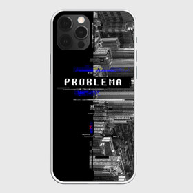 Чехол для iPhone 12 Pro Max с принтом Problema в Новосибирске, Силикон |  | city | problem | город | надписи | помехи | проблема | шум