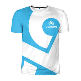 Мужская футболка 3D спортивная с принтом cs:go - Cloud 9 (2018 Style) в Новосибирске, 100% полиэстер с улучшенными характеристиками | приталенный силуэт, круглая горловина, широкие плечи, сужается к линии бедра | 0x000000123 | 9 | cloud9 | csgo | клауд | кс го