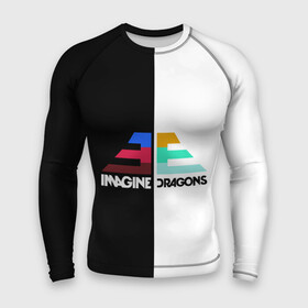 Мужской рашгард 3D с принтом Imagine Dragons в Новосибирске,  |  | dragons | imagine | бэн макки | драгонс | дэн платцман | дэн рейнольдс | имеджин | уэйн сермон