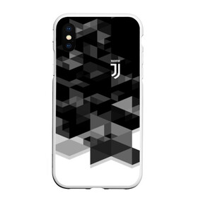 Чехол для iPhone XS Max матовый с принтом JUVENTUS GEOMETRY SPORT в Новосибирске, Силикон | Область печати: задняя сторона чехла, без боковых панелей | fc | juventus | спорт | спортивные | фк | футбол | футбольный клуб | ювентус