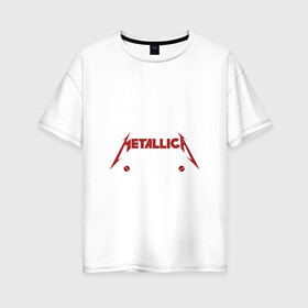 Женская футболка хлопок Oversize с принтом Я прост хочу слушать Metallica в Новосибирске, 100% хлопок | свободный крой, круглый ворот, спущенный рукав, длина до линии бедер
 | metallica | джеймс хэтфилд | кирк хэмметт | ларс ульрих | металика | металлика | роберт трухильо | трэш | трэшметал | хард | хардрок | хеви | хевиметал