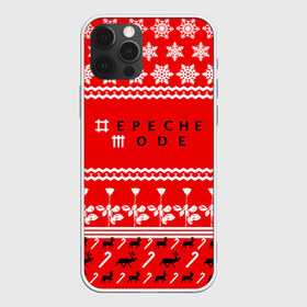 Чехол для iPhone 12 Pro Max с принтом Праздничный Depeche Mode в Новосибирске, Силикон |  | Тематика изображения на принте: depeche mode | вестник моды | депеш мод | дэйв гаан | мартин гор | новогодний | новый год | праздник | рождество | роза | снежинки | энди флетчер