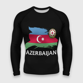 Мужской рашгард 3D с принтом Азербайджан в Новосибирске,  |  | azerbaijan | azerbaycan | baku | sssr | азербайджан | азербайджанская | азия | айзербайджан | баку | карта | мусульмане | народ | республика | советский союз | ссср | страна | флаг