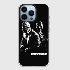 Чехол для iPhone 13 Pro с принтом Payday в Новосибирске,  |  | chains | dallas | heist | hoxton | payday | the heist | wolf | банк | грабители | мафиози | мафия | наемники | ограбление