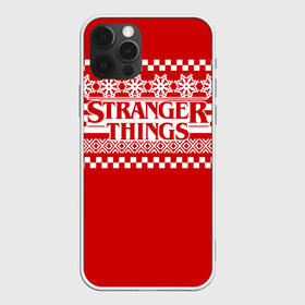 Чехол для iPhone 12 Pro Max с принтом Свитер Stranger Things в Новосибирске, Силикон |  | stranger things | новогодний | очень странные дела | праздничный | рождество | свитер