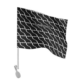 Флаг для автомобиля с принтом Evanescence в Новосибирске, 100% полиэстер | Размер: 30*21 см | evanescence | альтернативный | готик | группа | джен маджура | исчезновение | метал | ню | рок | тим маккорд | трой маклоухорн | уилл хант | хард | эванесенс | эми ли