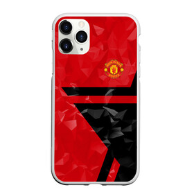 Чехол для iPhone 11 Pro матовый с принтом F C M U 2018 STAR в Новосибирске, Силикон |  | fc | manchester united | манчестер юнайтед | спорт | спортивные | фк | футбол | футбольный клуб