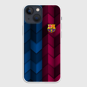 Чехол для iPhone 13 mini с принтом FC Barca 2018 Creative uniform в Новосибирске,  |  | fc | fc barcelona | fcb | барселона | спорт | спортивные | фк | футбол | футбольный клуб