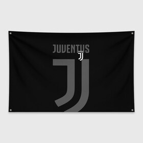 Флаг-баннер с принтом Juventus 2018 Original в Новосибирске, 100% полиэстер | размер 67 х 109 см, плотность ткани — 95 г/м2; по краям флага есть четыре люверса для крепления | fc | juventus | спорт | спортивные | фк | футбол | футбольный клуб | ювентус