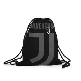 Рюкзак-мешок 3D с принтом Juventus 2018 Original в Новосибирске, 100% полиэстер | плотность ткани — 200 г/м2, размер — 35 х 45 см; лямки — толстые шнурки, застежка на шнуровке, без карманов и подкладки | Тематика изображения на принте: fc | juventus | спорт | спортивные | фк | футбол | футбольный клуб | ювентус