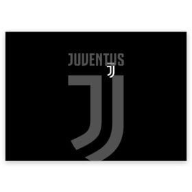 Поздравительная открытка с принтом Juventus 2018 Original в Новосибирске, 100% бумага | плотность бумаги 280 г/м2, матовая, на обратной стороне линовка и место для марки
 | fc | juventus | спорт | спортивные | фк | футбол | футбольный клуб | ювентус