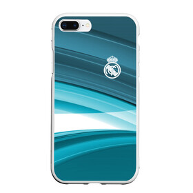 Чехол для iPhone 7Plus/8 Plus матовый с принтом Real Madrid 2018 Original в Новосибирске, Силикон | Область печати: задняя сторона чехла, без боковых панелей | fc | real madrid | реал мадрид | спорт | спортивные | фк | футбол | футбольный клуб