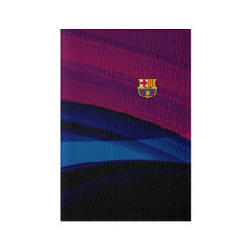 Обложка для паспорта матовая кожа с принтом FC Barca 2018 Original в Новосибирске, натуральная матовая кожа | размер 19,3 х 13,7 см; прозрачные пластиковые крепления | fc | fc barcelona | fcb | барселона | спорт | спортивные | фк | футбол | футбольный клуб