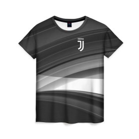 Женская футболка 3D с принтом Juventus 2018 Original в Новосибирске, 100% полиэфир ( синтетическое хлопкоподобное полотно) | прямой крой, круглый вырез горловины, длина до линии бедер | fc | juventus | спорт | спортивные | фк | футбол | футбольный клуб | ювентус