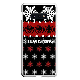 Чехол для Samsung S10E с принтом Праздничный The Offspring в Новосибирске, Силикон | Область печати: задняя сторона чехла, без боковых панелей | the offspring | офспринг | оффспринг | рок