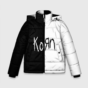 Зимняя куртка для мальчиков 3D с принтом Korn в Новосибирске, ткань верха — 100% полиэстер; подклад — 100% полиэстер, утеплитель — 100% полиэстер | длина ниже бедра, удлиненная спинка, воротник стойка и отстегивающийся капюшон. Есть боковые карманы с листочкой на кнопках, утяжки по низу изделия и внутренний карман на молнии. 

Предусмотрены светоотражающий принт на спинке, радужный светоотражающий элемент на пуллере молнии и на резинке для утяжки | korn | koяn | альтернативный | арвизу | гранж | грув | группа | дым | дэвис | корн | коян | лузье | манки | метал | музыка | нюметал | панк | песни | рок | уэлч | филди | филипп | хэд | шаффер
