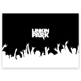 Поздравительная открытка с принтом Linkin Park в Новосибирске, 100% бумага | плотность бумаги 280 г/м2, матовая, на обратной стороне линовка и место для марки
 | Тематика изображения на принте: bennington | chester | linkin park | альтернативный | беннингтон | группа | ленкин | линкин | майк | метал | музыкант | ню | нюметал | парк | певец | рок | рэп | честер | электроник