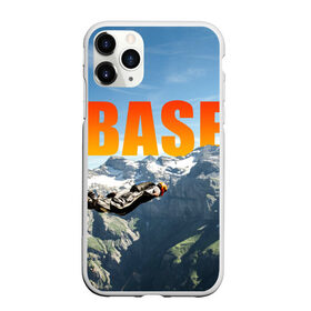 Чехол для iPhone 11 Pro Max матовый с принтом base jumping в Новосибирске, Силикон |  | Тематика изображения на принте: adrenaline | b.a.s.e. | base jumping | danger | extreme | freedom | height | jump | parachute | risk | skydive | адреналин | бейс | бейсджампинг | высота | парашют | прыжок | риск | свобода | экстрим