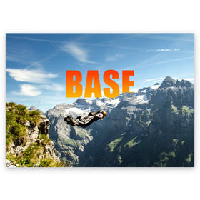 Поздравительная открытка с принтом base jumping в Новосибирске, 100% бумага | плотность бумаги 280 г/м2, матовая, на обратной стороне линовка и место для марки
 | adrenaline | b.a.s.e. | base jumping | danger | extreme | freedom | height | jump | parachute | risk | skydive | адреналин | бейс | бейсджампинг | высота | парашют | прыжок | риск | свобода | экстрим