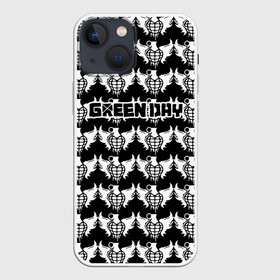 Чехол для iPhone 13 mini с принтом Green Day в Новосибирске,  |  | american idiot | green day | альтернативный | билли джо армстронг | грин дей | группа | зелёный день | майк дёрнт | музыка | надпись | панк | поп | поппанк | рок | тре кул