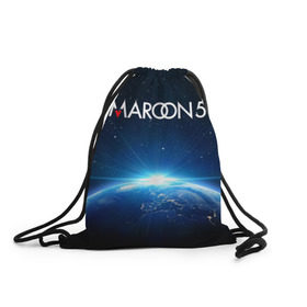 Рюкзак-мешок 3D с принтом Maroon 5 в Новосибирске, 100% полиэстер | плотность ткани — 200 г/м2, размер — 35 х 45 см; лямки — толстые шнурки, застежка на шнуровке, без карманов и подкладки | adam | levine | maroon 5 | адам | левин | марун 5