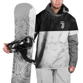 Накидка на куртку 3D с принтом Juventus 2018 Black and White в Новосибирске, 100% полиэстер |  | fc | juventus | спорт | спортивные | фк | футбол | футбольный клуб | ювентус
