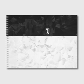 Альбом для рисования с принтом Juventus 2018 Black and White в Новосибирске, 100% бумага
 | матовая бумага, плотность 200 мг. | Тематика изображения на принте: fc | juventus | спорт | спортивные | фк | футбол | футбольный клуб | ювентус