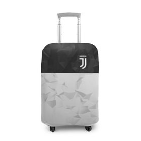 Чехол для чемодана 3D с принтом Juventus 2018 Black and White в Новосибирске, 86% полиэфир, 14% спандекс | двустороннее нанесение принта, прорези для ручек и колес | fc | juventus | спорт | спортивные | фк | футбол | футбольный клуб | ювентус