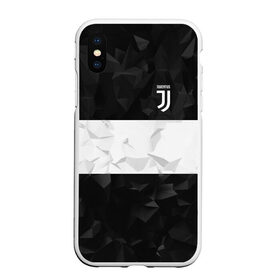 Чехол для iPhone XS Max матовый с принтом Juventus White Line в Новосибирске, Силикон | Область печати: задняя сторона чехла, без боковых панелей | fc | juventus | спорт | спортивные | фк | футбол | футбольный клуб | ювентус