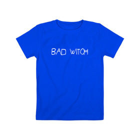 Детская футболка хлопок с принтом Bad Witch в Новосибирске, 100% хлопок | круглый вырез горловины, полуприлегающий силуэт, длина до линии бедер | ahs | american horror story | американская история ужасов
