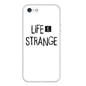 Чехол для iPhone 5/5S матовый с принтом Life is Strange в Новосибирске, Силикон | Область печати: задняя сторона чехла, без боковых панелей | Тематика изображения на принте: life is strange 2 | игра | лайф ис стрэндж | надпись