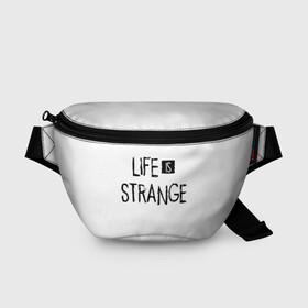 Поясная сумка 3D с принтом Life is Strange в Новосибирске, 100% полиэстер | плотная ткань, ремень с регулируемой длиной, внутри несколько карманов для мелочей, основное отделение и карман с обратной стороны сумки застегиваются на молнию | life is strange 2 | игра | лайф ис стрэндж | надпись