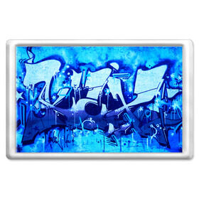Магнит 45*70 с принтом Необыкновенное граффити в Новосибирске, Пластик | Размер: 78*52 мм; Размер печати: 70*45 | Тематика изображения на принте: color | graffity | urban | город | граффити | краски | уличное искусство