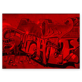 Поздравительная открытка с принтом Уличное граффити в Новосибирске, 100% бумага | плотность бумаги 280 г/м2, матовая, на обратной стороне линовка и место для марки
 | Тематика изображения на принте: color | graffity | urban | город | граффити | краски | уличное искусство
