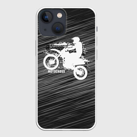 Чехол для iPhone 13 mini с принтом Motocross в Новосибирске,  |  | motorbike | motorcycle | race | rider | ryder | speed | байк | гонки | гонщик | мото | мотобайк | мотоцикл | райдер | скорость