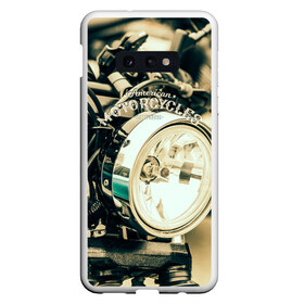 Чехол для Samsung S10E с принтом Vintage motocycle в Новосибирске, Силикон | Область печати: задняя сторона чехла, без боковых панелей | harley | motorbike | motorcycle | race | rider | ryder | speed | байк | гонки | гонщик | мото | мотобайк | мотоцикл | райдер | скорость | харлей