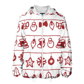 Мужская куртка 3D с принтом Наш веселый Новый год в Новосибирске, ткань верха — 100% полиэстер, подклад — флис | прямой крой, подол и капюшон оформлены резинкой с фиксаторами, два кармана без застежек по бокам, один большой потайной карман на груди. Карман на груди застегивается на липучку | елка | зима | мороз | новый год | снег | снежинки