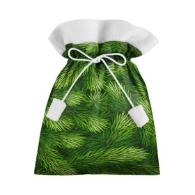 Подарочный 3D мешок с принтом Ёлочка в Новосибирске, 100% полиэстер | Размер: 29*39 см | Тематика изображения на принте: веточки | елка | новогодняя ёлка | новый год | природа | рождество | сосна | текстуры | хвойные