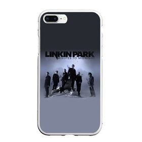 Чехол для iPhone 7Plus/8 Plus матовый с принтом Группа Linkin Park в Новосибирске, Силикон | Область печати: задняя сторона чехла, без боковых панелей | bennington | chester | linkin park | альтернативный | беннингтон | группа | ленкин | линкин | майк | метал | музыкант | ню | нюметал | парк | певец | рок | рэп | честер | электроник