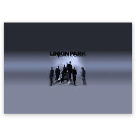 Поздравительная открытка с принтом Группа Linkin Park в Новосибирске, 100% бумага | плотность бумаги 280 г/м2, матовая, на обратной стороне линовка и место для марки
 | bennington | chester | linkin park | альтернативный | беннингтон | группа | ленкин | линкин | майк | метал | музыкант | ню | нюметал | парк | певец | рок | рэп | честер | электроник