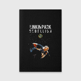Обложка для паспорта матовая кожа с принтом Честер Linkin Park в Новосибирске, натуральная матовая кожа | размер 19,3 х 13,7 см; прозрачные пластиковые крепления | chester bennington | linkin park | беннингтон честер | линкин парк