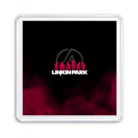 Магнит 55*55 с принтом Linkin Park в Новосибирске, Пластик | Размер: 65*65 мм; Размер печати: 55*55 мм | chester bennington | linkin park | беннингтон честер | линкин парк