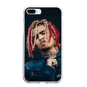 Чехол для iPhone 7Plus/8 Plus матовый с принтом Lil Pump в Новосибирске, Силикон | Область печати: задняя сторона чехла, без боковых панелей | esketit | esskeetit | gang | lil | pump | rap | качер | лил | маленький | насос | памп | репер | рэпер | рэппер | с дредами | эшкере | эшкерее | эшкереее | эшкерееее | эщкере | эщкерее | эщкереее | эщкерееее