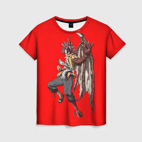 Женская футболка 3D с принтом fairy tail в Новосибирске, 100% полиэфир ( синтетическое хлопкоподобное полотно) | прямой крой, круглый вырез горловины, длина до линии бедер | anime | fairy tail | hiro mashima | lucy hartfilia | magic | manga | аниме | люси хартфилия | магия | манга | хвост феи