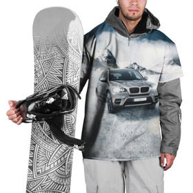 Накидка на куртку 3D с принтом BMW X5 в Новосибирске, 100% полиэстер |  | Тематика изображения на принте: auto | race | авто | автомобиль | бмв | бумер | бэха | гонки | марка | машина