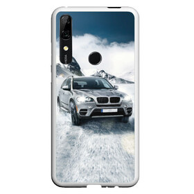 Чехол для Honor P Smart Z с принтом BMW X5 в Новосибирске, Силикон | Область печати: задняя сторона чехла, без боковых панелей | auto | race | авто | автомобиль | бмв | бумер | бэха | гонки | марка | машина
