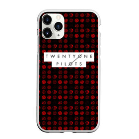 Чехол для iPhone 11 Pro матовый с принтом Twenty One Pilots Red в Новосибирске, Силикон |  | rock | t.o.p. | top | twenty one pilots | рок