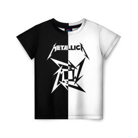 Детская футболка 3D с принтом Metallica в Новосибирске, 100% гипоаллергенный полиэфир | прямой крой, круглый вырез горловины, длина до линии бедер, чуть спущенное плечо, ткань немного тянется | metallica | группа | джеймс хэтфилд | кирк хэмметт | ларс ульрих | метал | металика | металлика | миталика | музыка | роберт трухильо | рок | трэш | трэшметал | хард | хардрок | хеви | хевиметал